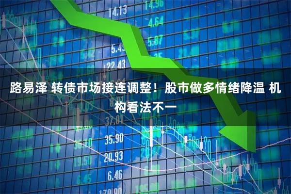 路易泽 转债市场接连调整！股市做多情绪降温 机构看法不一